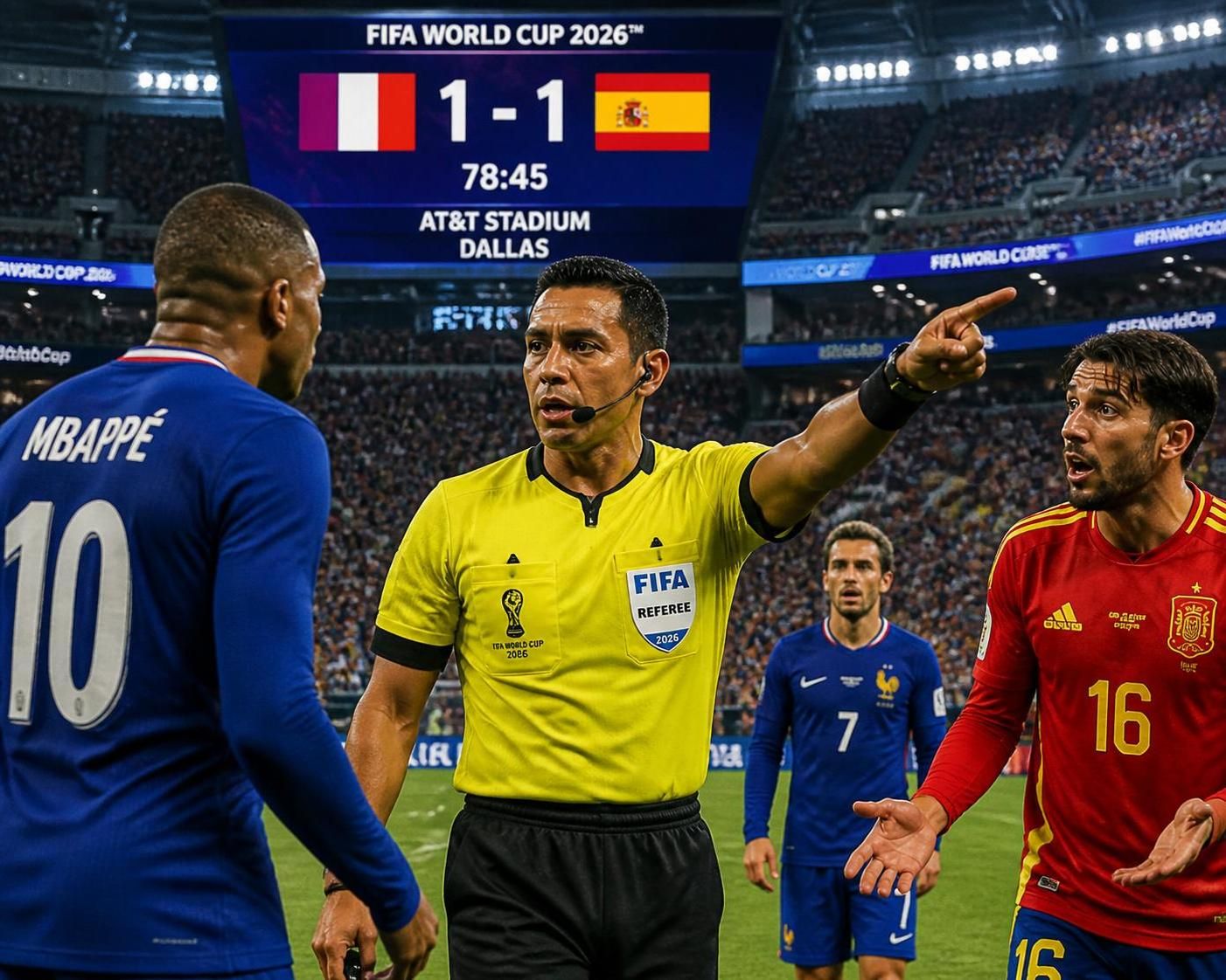découvrez la désignation de l'arbitre pour le choc france-espagne du mondial 2026, l'annonce de tchouaméni comme titulaire et le programme complet de cette rencontre passionnante.