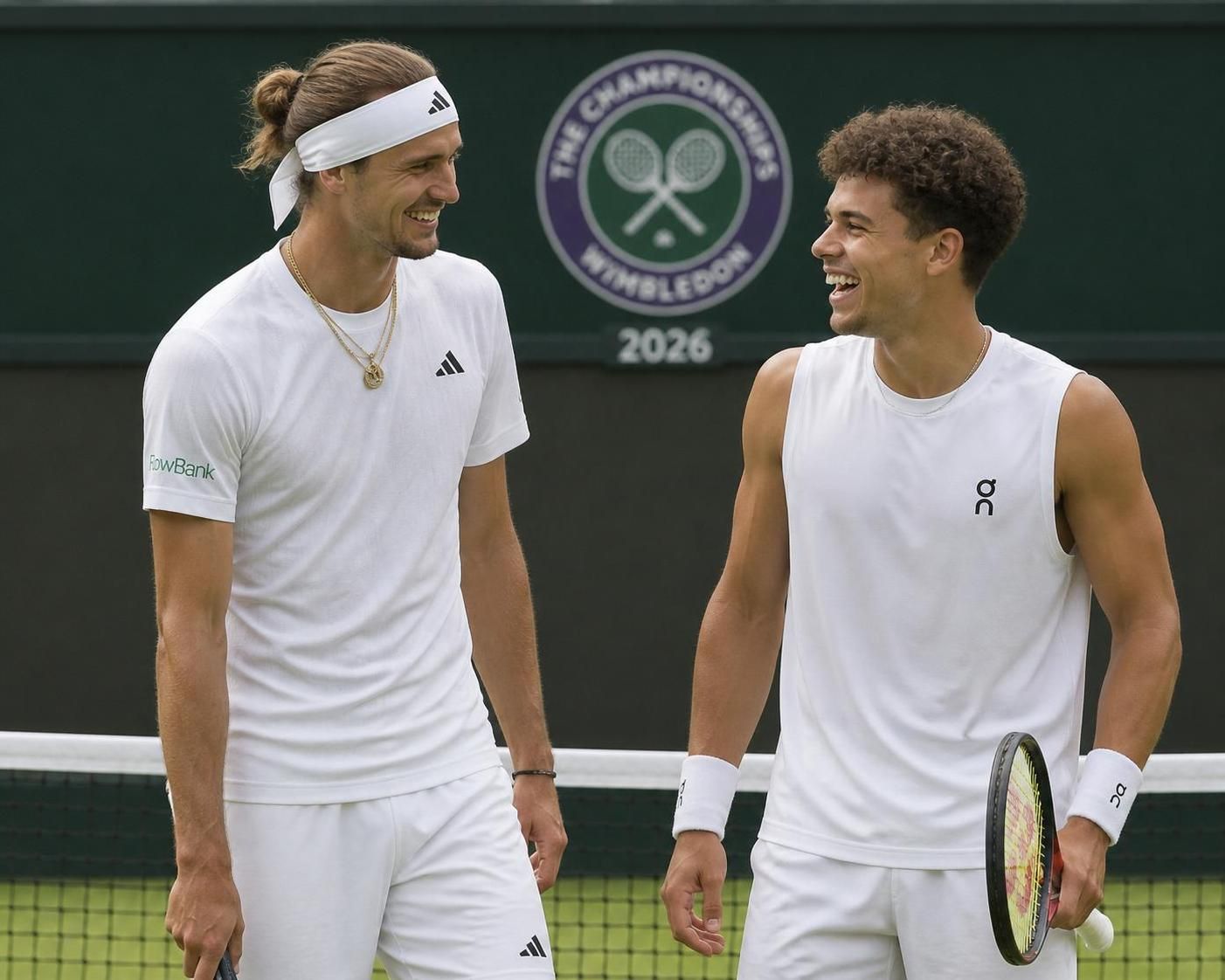 découvrez comment zverev et shelton ont transformé une simple conversation sur les pères en un sketch de tennis viral, mêlant humour et talent sur le court.