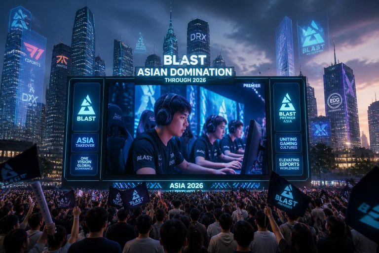 blast prépare une prise de contrôle majeure des événements esports en asie, renforçant sa présence et son influence dans la région jusqu'à fin 2026.