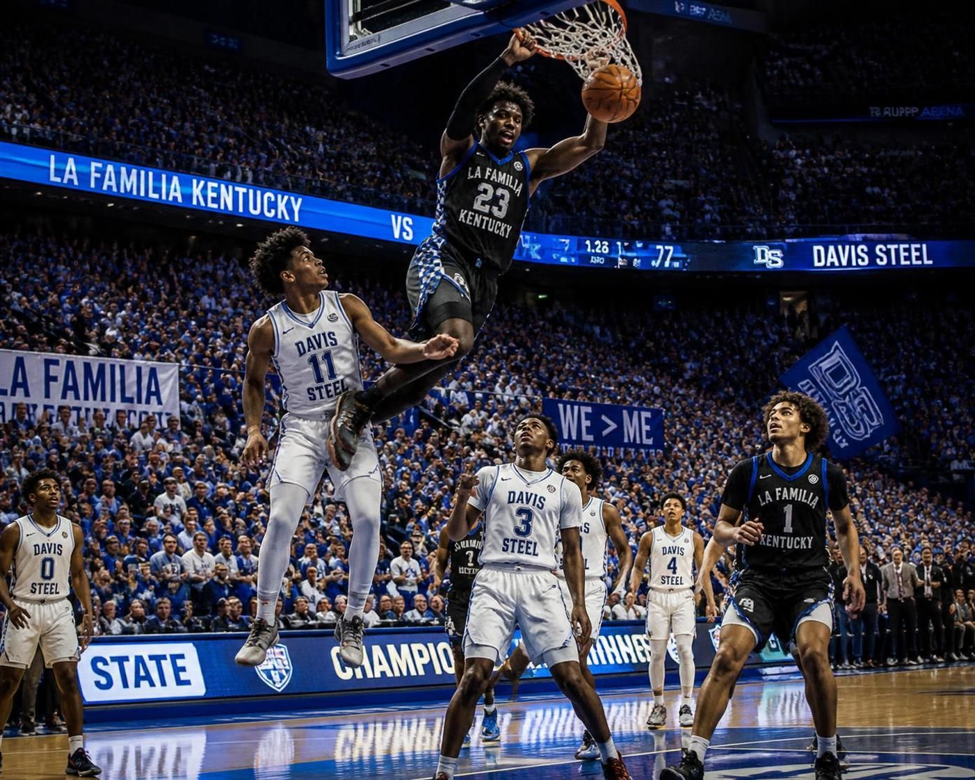 suivez en direct le score et les temps forts du match de basketball kentucky tbt entre la familia et davis steel. ne manquez rien des actions clés et des moments décisifs de ce duel intense.