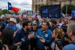 découvrez les enjeux de la course au sénat au texas avec des débats passionnés, des rassemblements opposés et les derniers sondages révélés.
