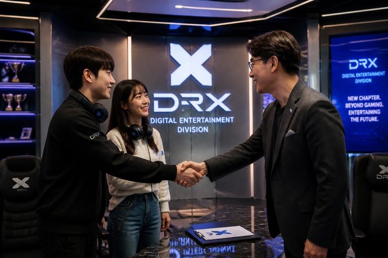 drx, le célèbre groupe coréen d'esports, lance une nouvelle division dédiée au divertissement numérique et accueille deux talents prometteurs pour renforcer son équipe.