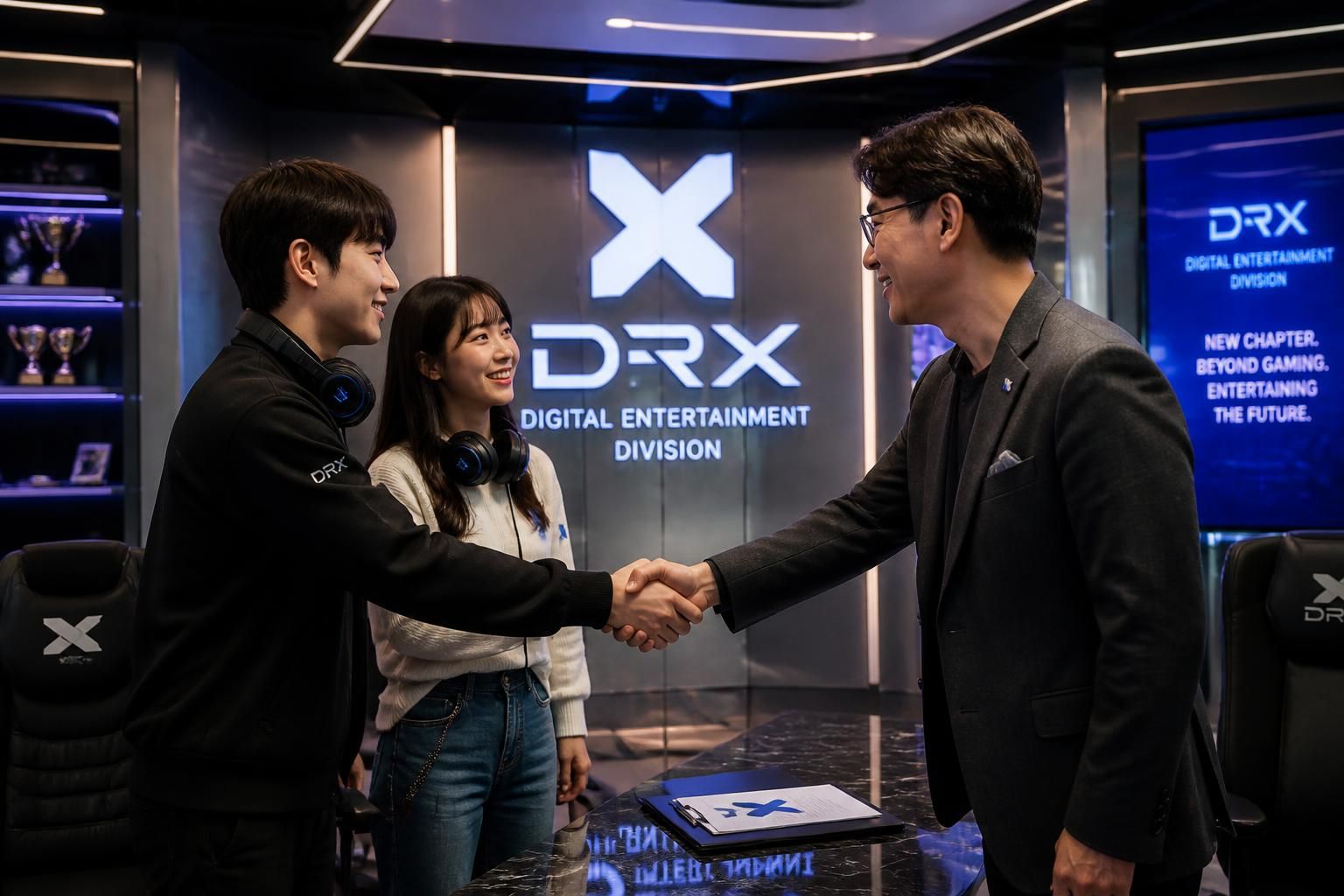 drx, le célèbre groupe coréen d'esports, lance une nouvelle division dédiée au divertissement numérique et accueille deux talents prometteurs pour renforcer son équipe.