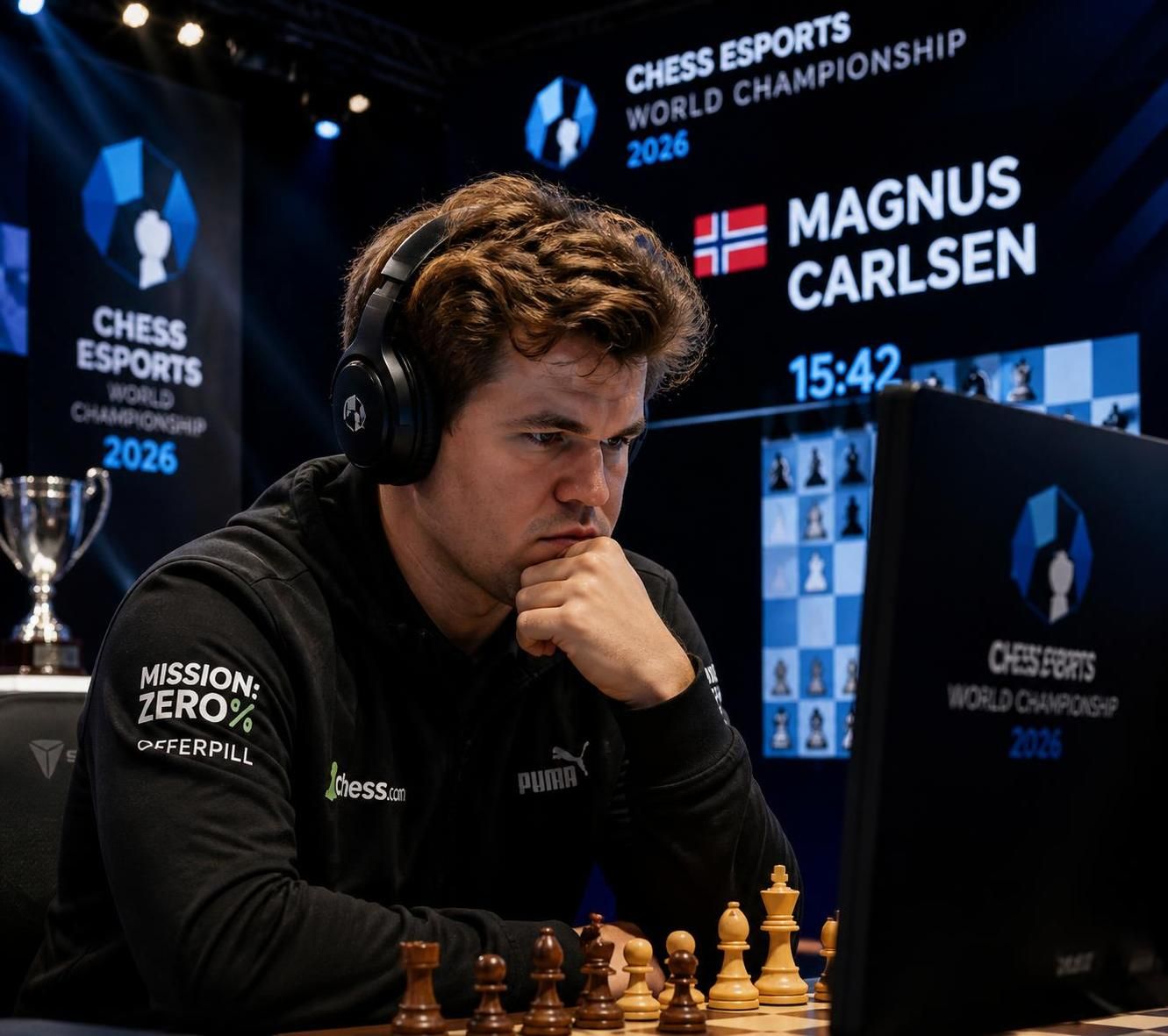 découvrez comment magnus carlsen confirme son statut de goat en conservant son titre au championnat mondial d'esports d'échecs 2026, une performance impressionnante qui marque l'histoire.