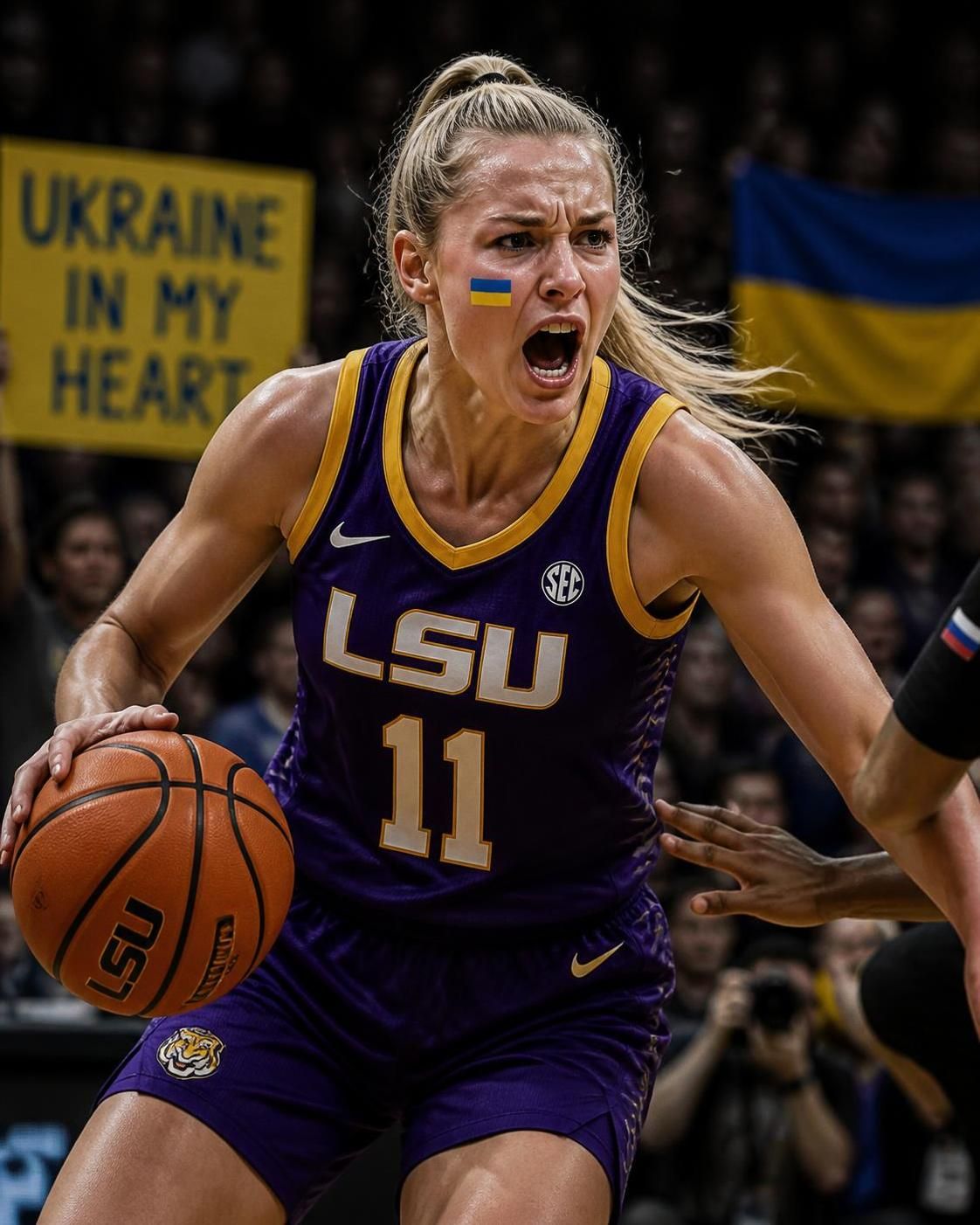 découvrez l'histoire d'un joueur ukrainien de basketball, fils d'un militaire, qui quitte lsu suite à l'affaire kim. analyse des enjeux et conséquences de cette décision.