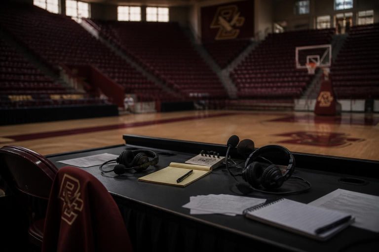 le boston college annonce la fin de sa collaboration avec l'équipe historique des commentateurs radio de basketball masculin, marquant une nouvelle ère pour la couverture médiatique de l'équipe.