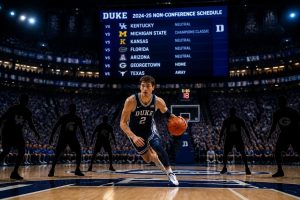 découvrez le calendrier hors-conférence de duke basketball, révélant des défis majeurs à venir pour l'équipe cette saison.
