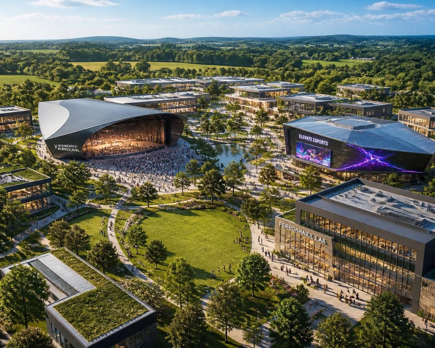 découvrez le projet ambitieux d’un développeur pour créer un quartier des arts de la scène au cœur de la campagne de johnson, mêlant culture et nature pour dynamiser la région.