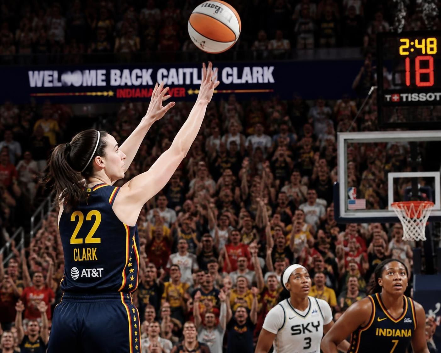 découvrez comment caitlin clark a surpris tout le monde lors de son retour inattendu à indiana fever, avec un geste qui a marqué les esprits.