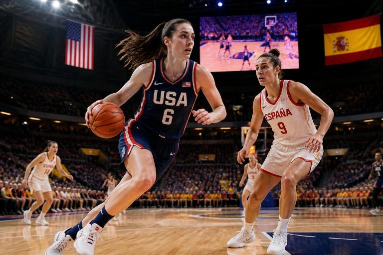 découvrez comment et où regarder le match usa vs espagne avec la star caitlin clark en vedette, pour ne rien manquer de cette confrontation passionnante.
