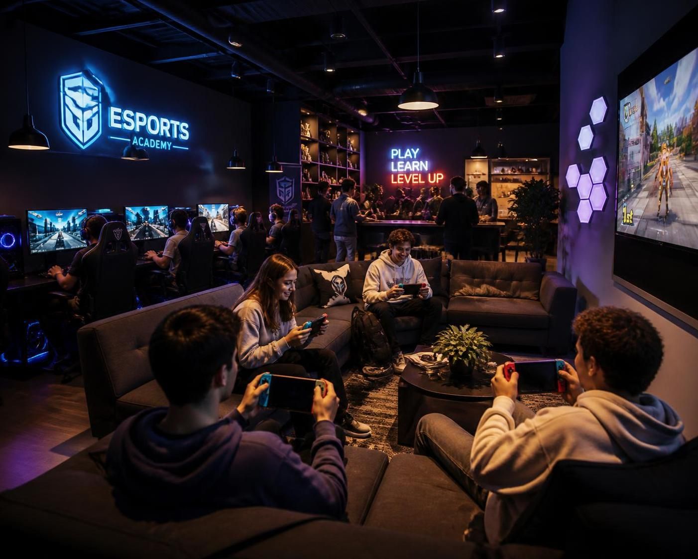 découvrez le lounge esports de mmi prep, un véritable hub d’activité en ligne où passionnés et joueurs se retrouvent pour vivre une expérience unique et interactive.