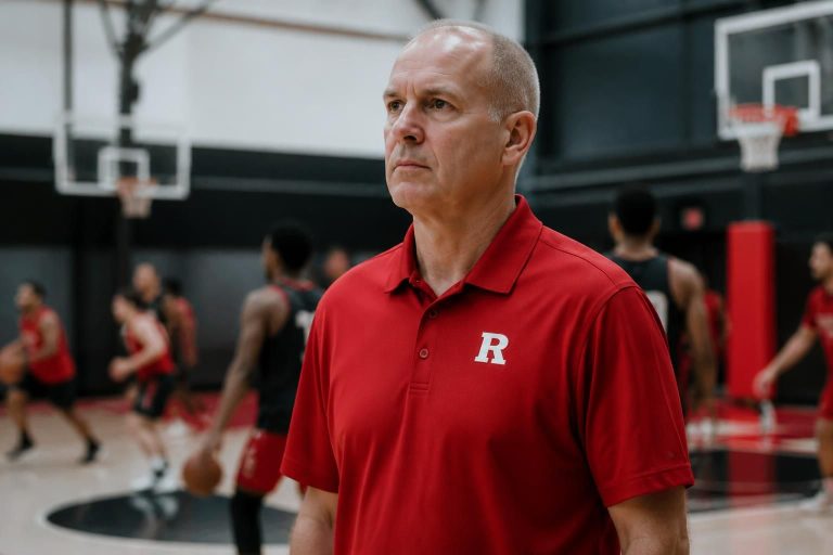 steve pikiell, entraîneur de basketball à rutgers, annonce un diagnostic de cancer mais confirme qu'il continuera à diriger son équipe avec détermination.