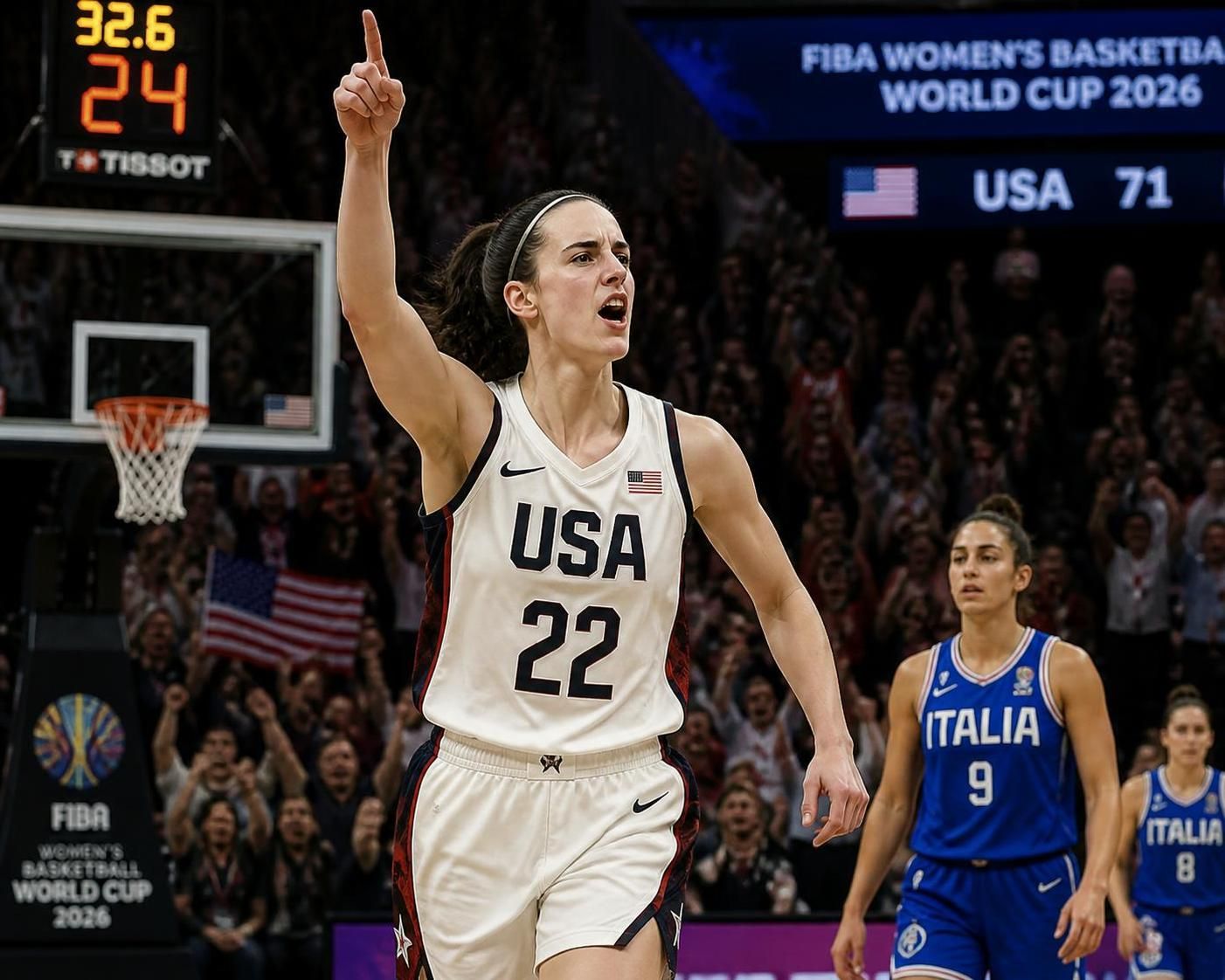 découvrez une analyse détaillée des performances de caitlin clark lors du match usa basketball contre l'italie lors de la coupe du monde fiba, avec un focus sur ses points et statistiques clés.