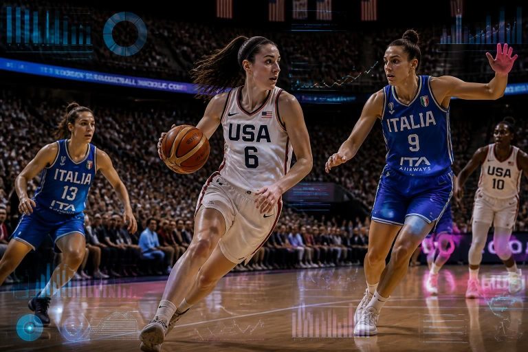 découvrez une analyse détaillée des performances de caitlin clark lors du match usa basketball contre l'italie à la coupe du monde fiba, avec un focus sur ses points et ses statistiques clés.