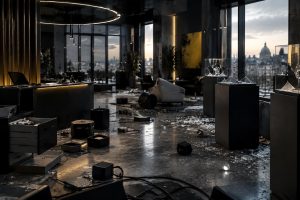 le v.hive parisien de team vitality a été saccagé et pillé. plusieurs trophées ont été dérobés lors de cette intrusion.